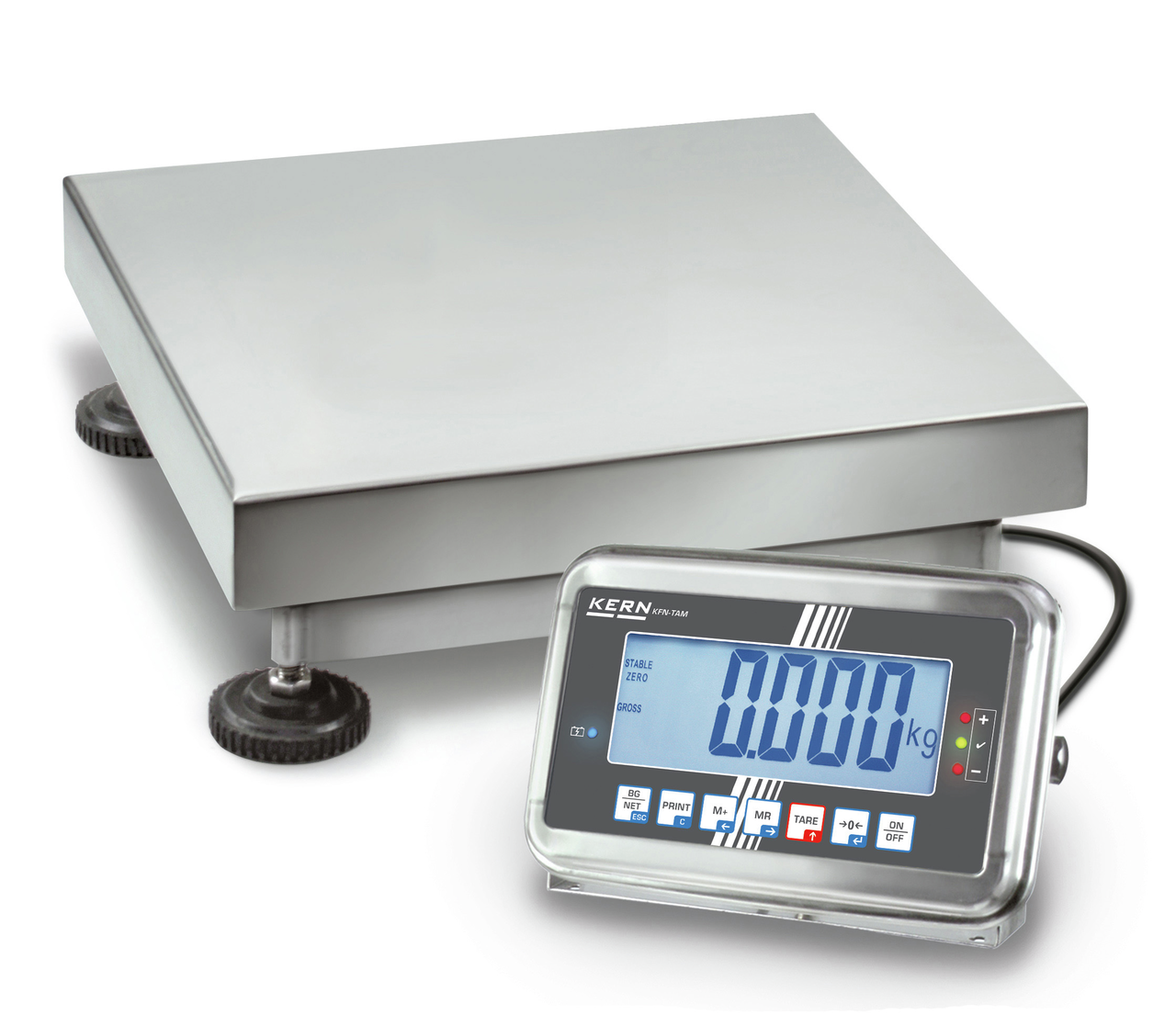 Balance colis professionnelle Homologuée KERN SFB 100K-2LM, Max : 150kg, d : 0,05kg, e : 0,05kg Balance colis professionnelle