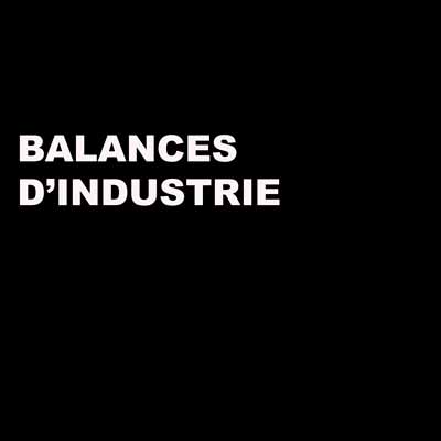 Balances d'industrie